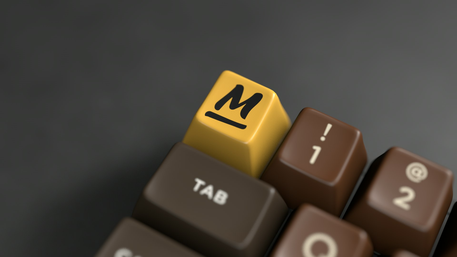 The Amazing Chocolatier Custom SA Keycap Set