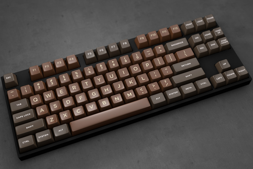 The Amazing Chocolatier Custom SA Keycap Set