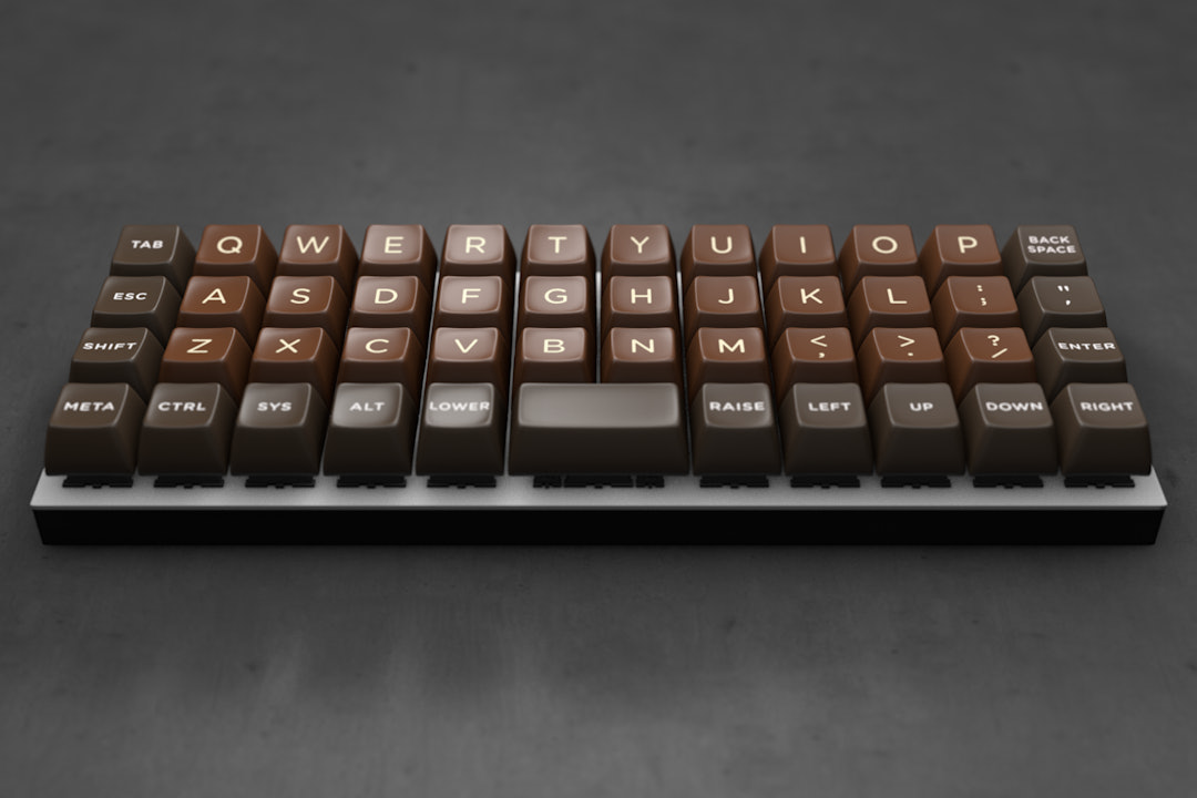 The Amazing Chocolatier Custom SA Keycap Set