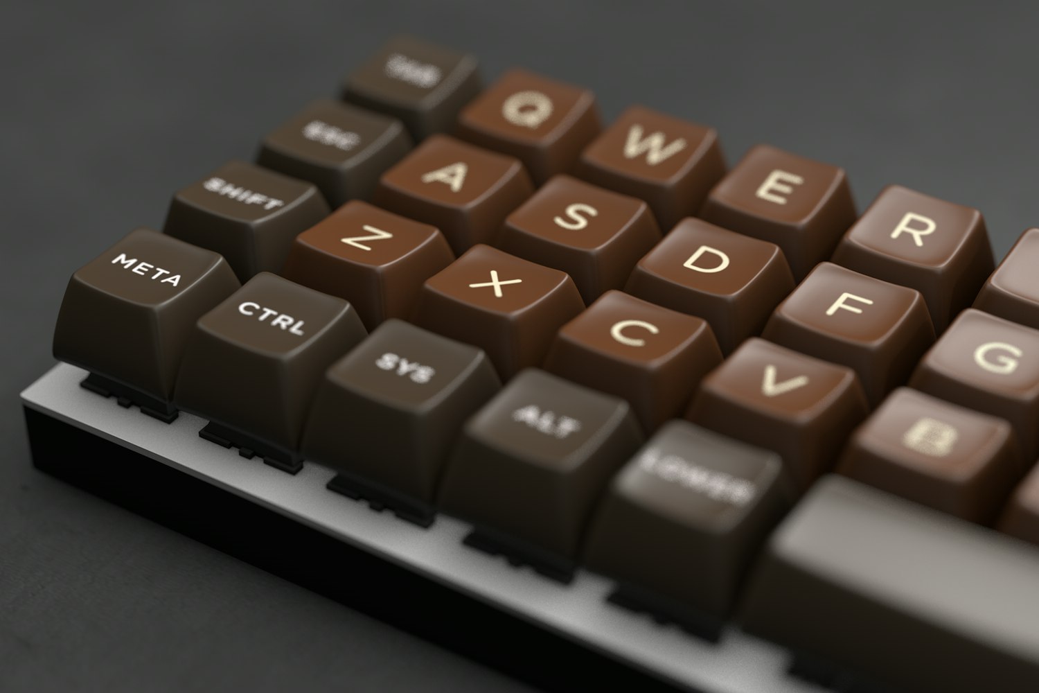 The Amazing Chocolatier Custom SA Keycap Set