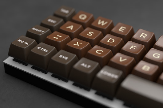 The Amazing Chocolatier Custom SA Keycap Set