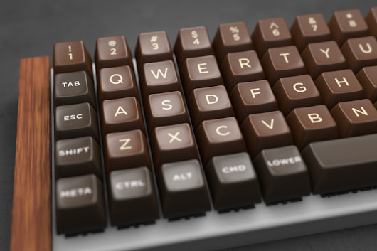 The Amazing Chocolatier Custom SA Keycap Set