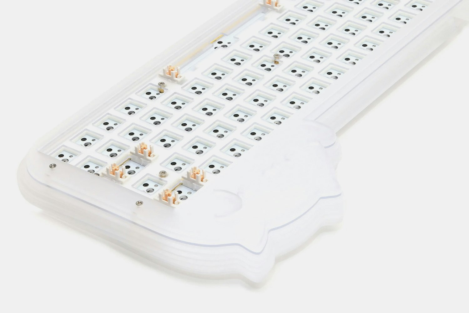 The Bongo Cat Acrylic Barebones Keyboard Mechanical Keyboards Mini