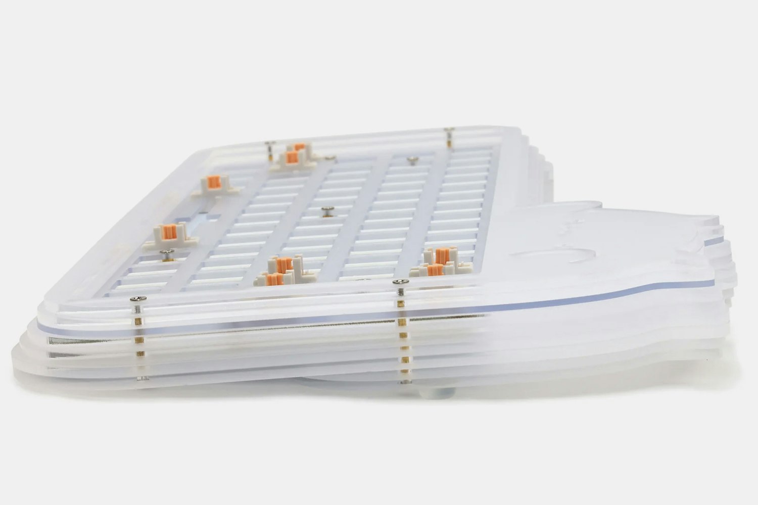 The Bongo Cat Acrylic Barebones Keyboard Mechanical Keyboards Mini