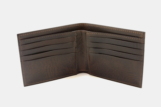 The British Belt Co. Cordovan Leather Bifold Wallet