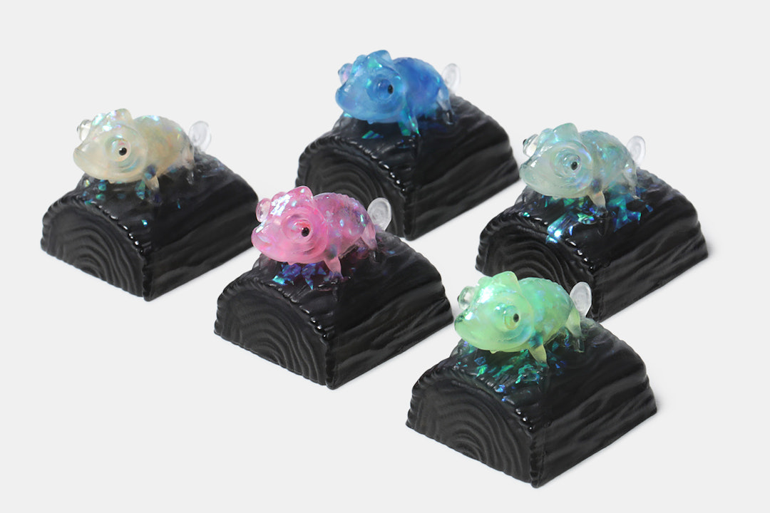 The Eye Key Chameleon Twinkle Series Artisan Keycap