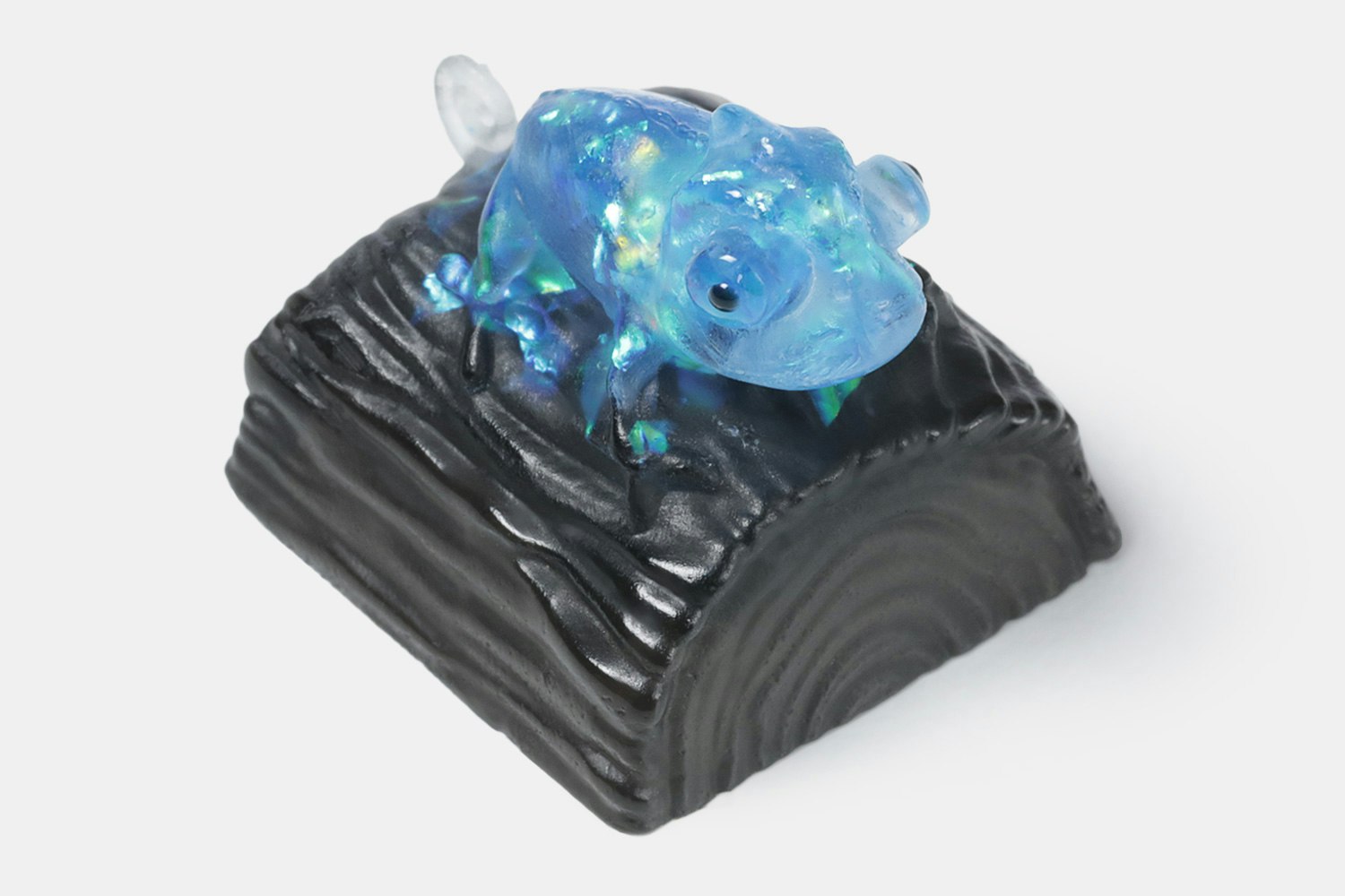 the eye key chameleon artisan keycap