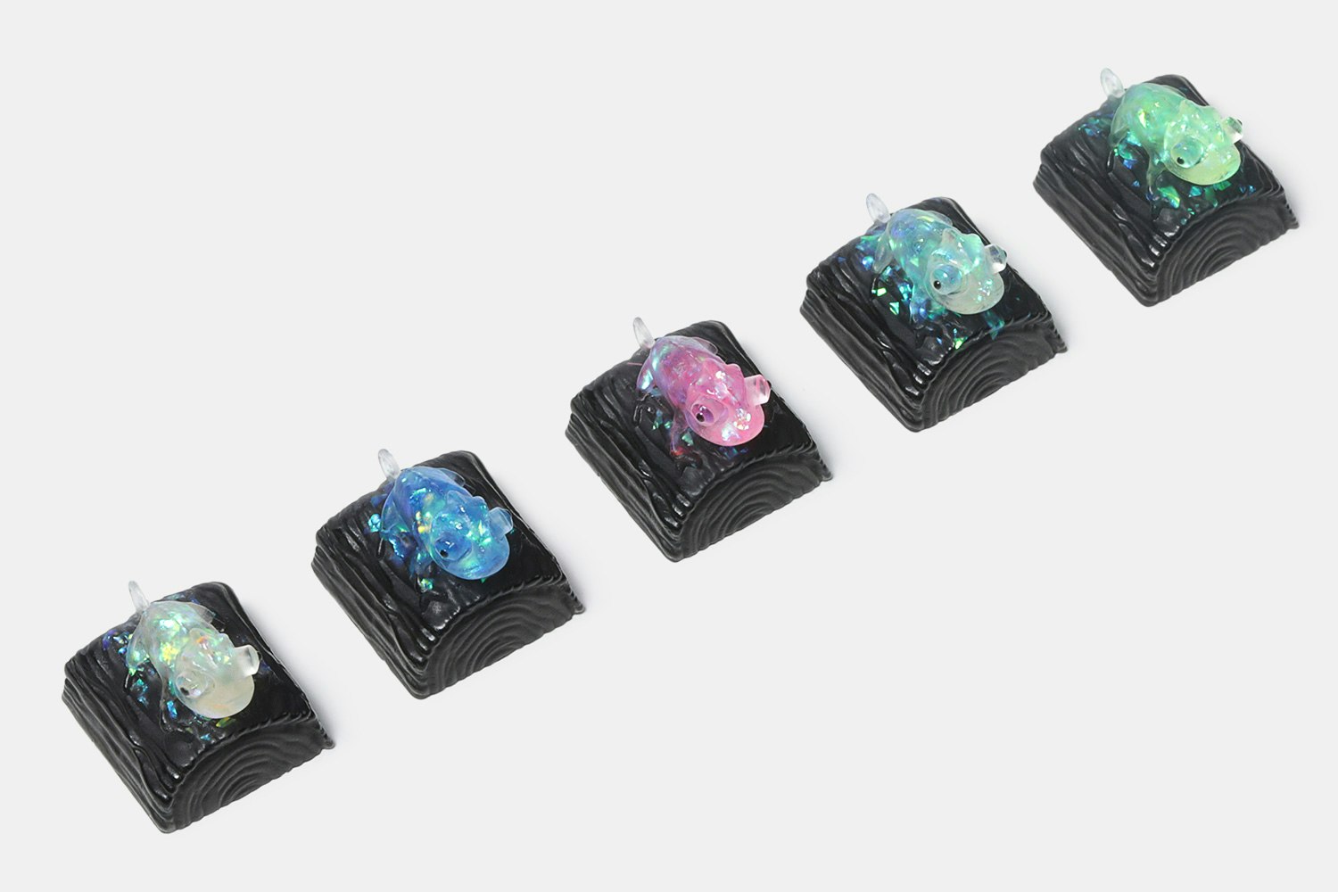 The Eye Key Chameleon Twinkle Series Artisan Keycap