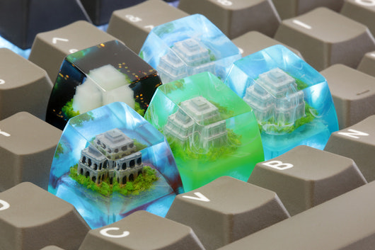 The Eye Key Mini Scene Keycap: Hoan Kiem Lake