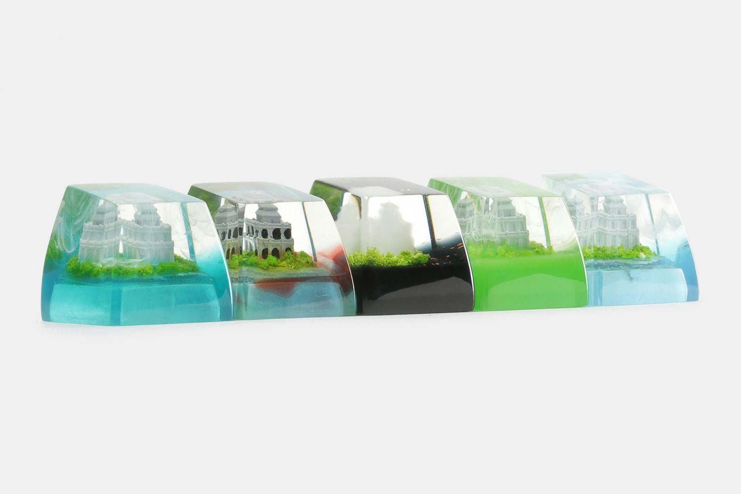 The Eye Key Mini Scene Keycap: Hoan Kiem Lake