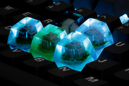 The Eye Key Mini Scene Keycap: Hoan Kiem Lake