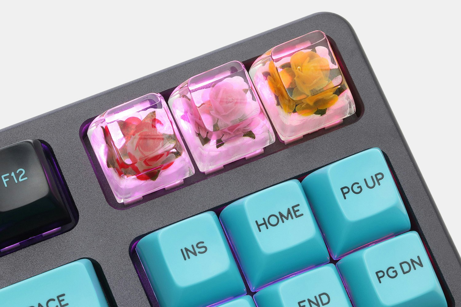 The Eye Key Rose Resin Artisan Keycap