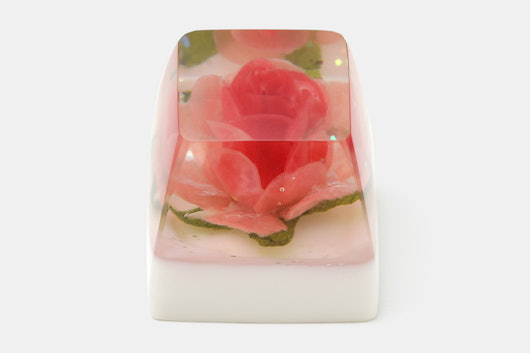 The Eye Key Rose V2 Artisan Keycap