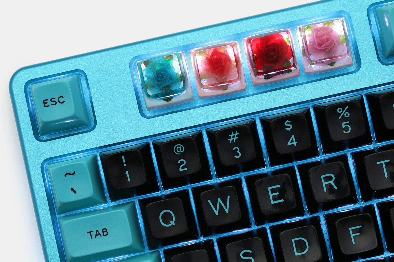 The Eye Key Rose V2 Artisan Keycap