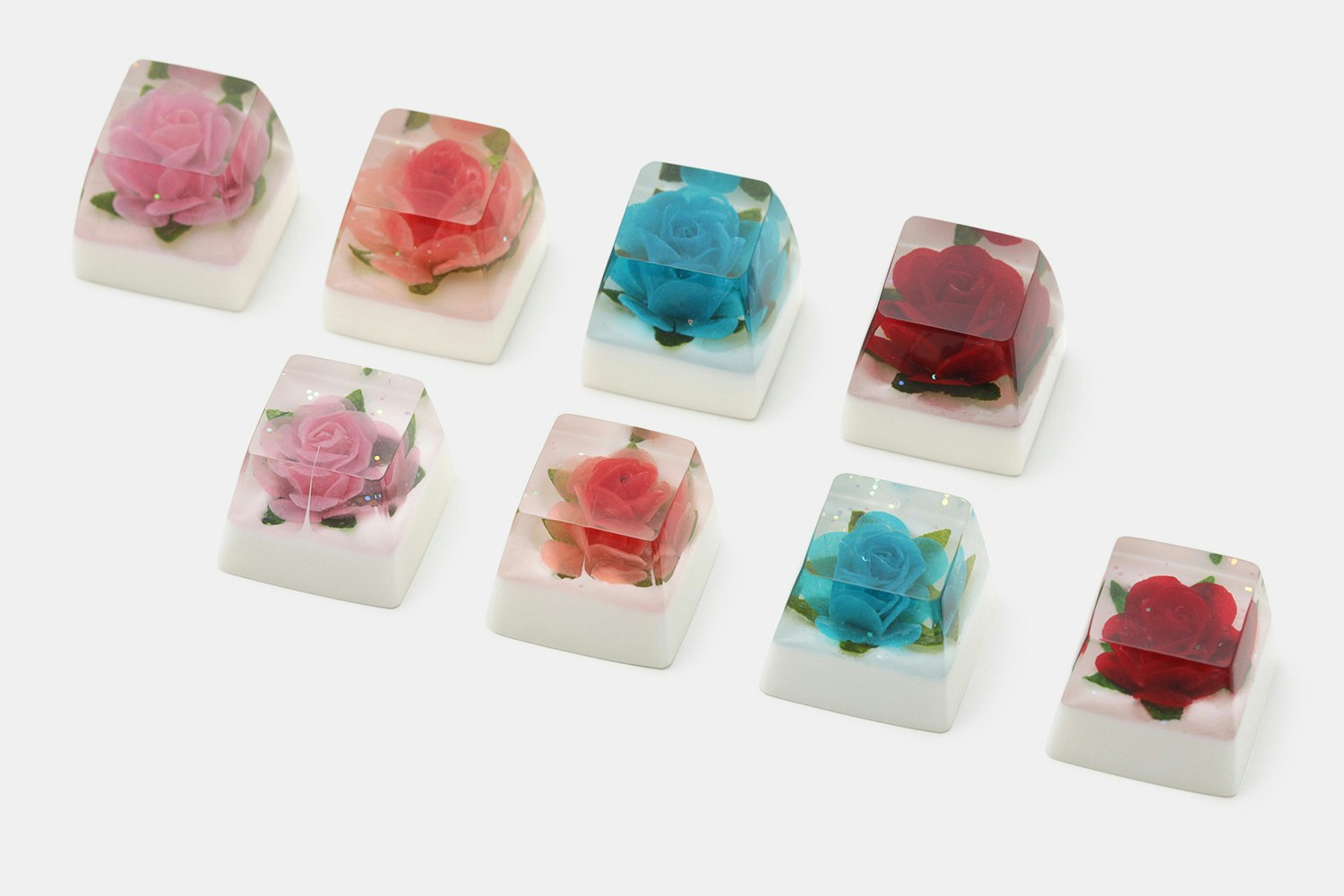 The Eye Key Rose V2 Artisan Keycap