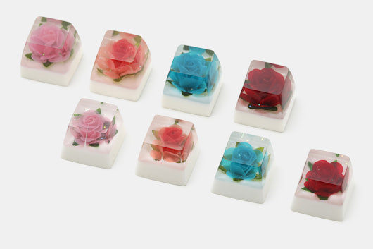 The Eye Key Rose V2 Artisan Keycap