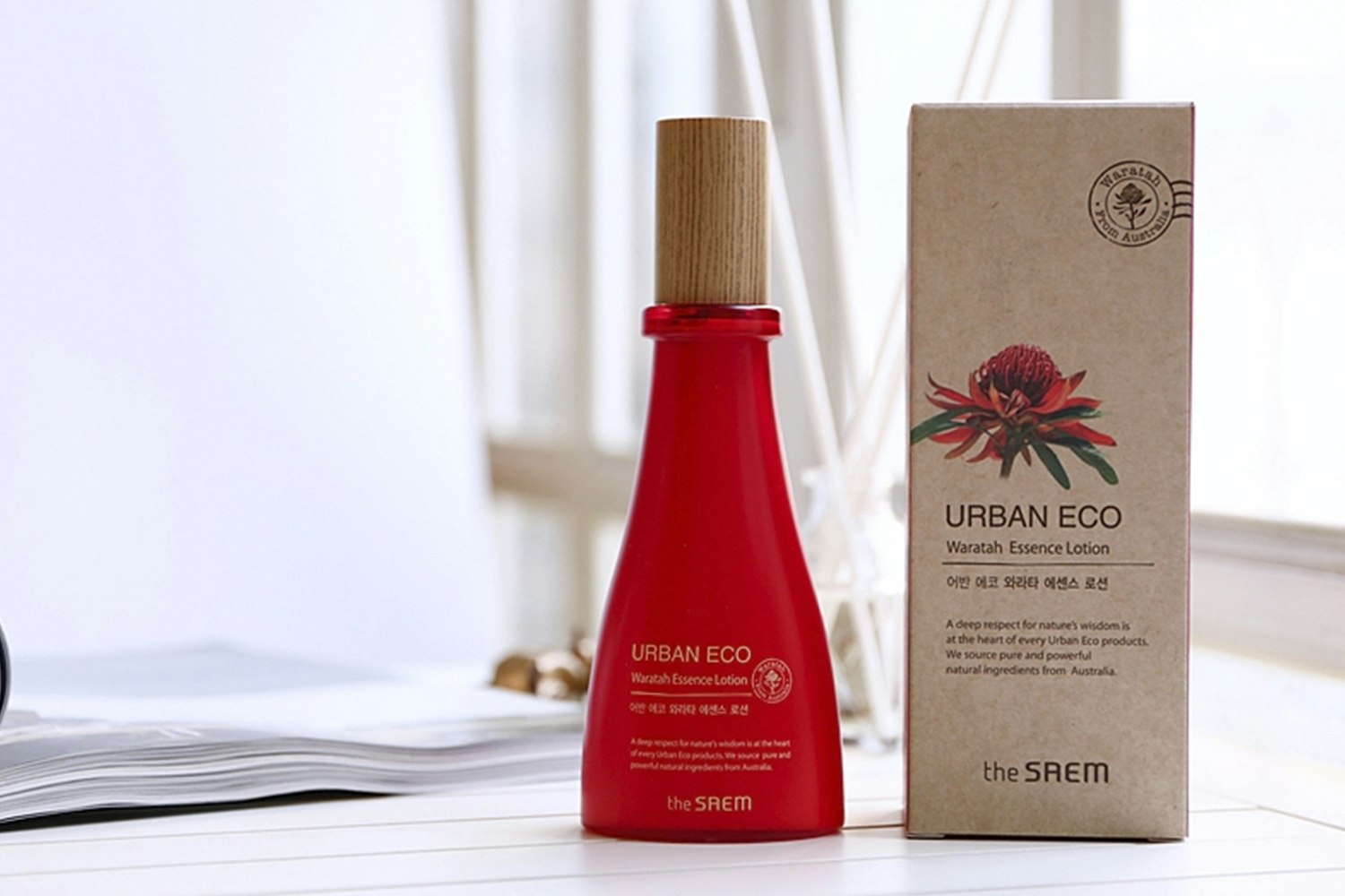 The Saem Urban Eco Waratah Essence Lotion Cosmetics Lotions Drop