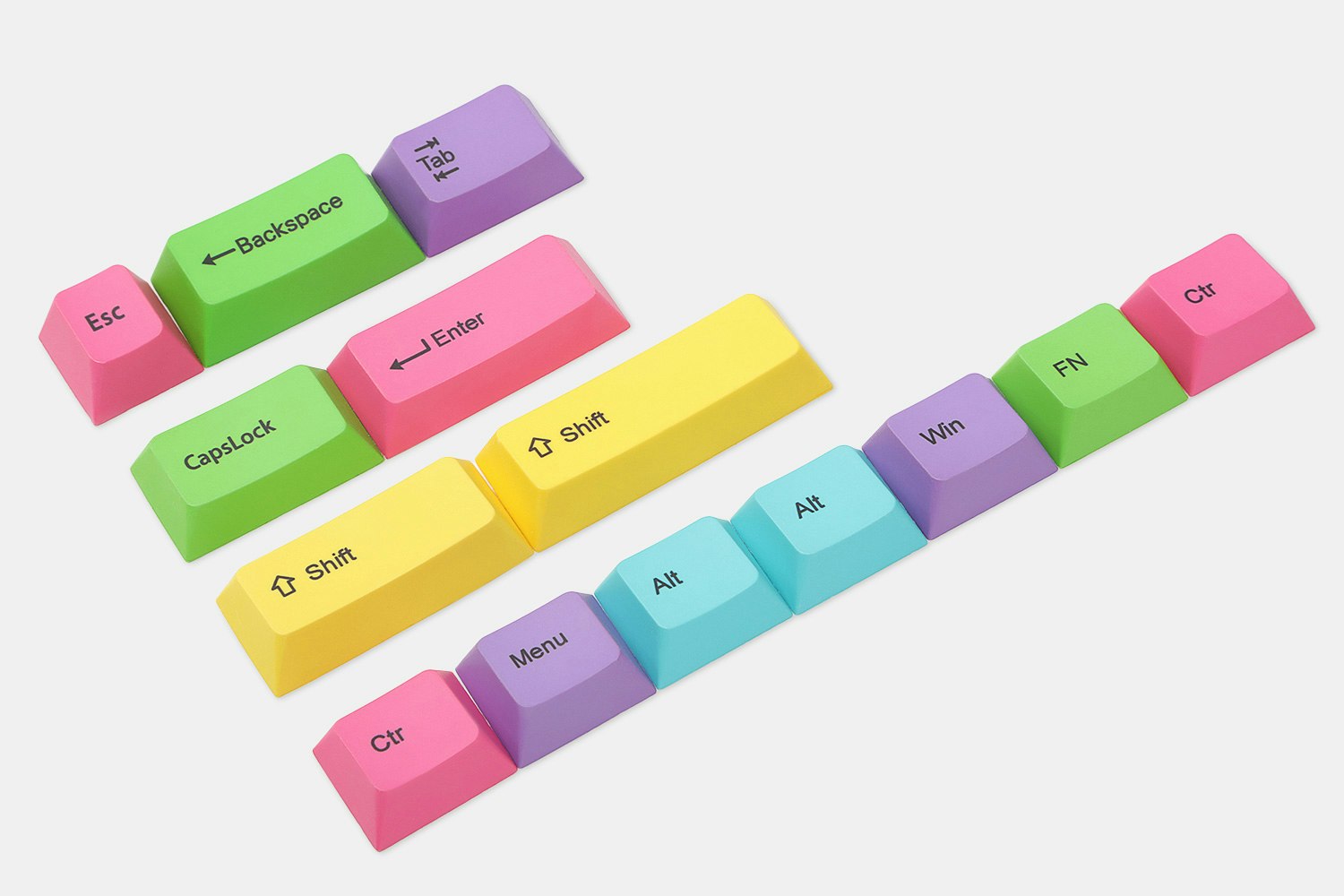 Thick PBT Dye-Subbed Add-On Keycaps Set