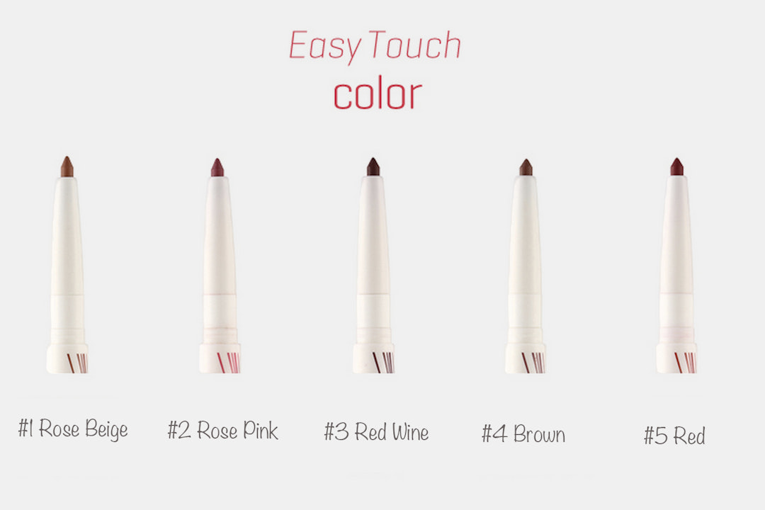 Tony Moly Easy Touch Auto Lip Liners (2-Pack)