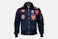 B-15 Flight Bomber Jacket with Patches  - Navy - S (+$15)