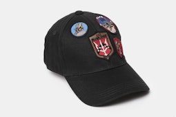 Cap with Patches - Black (+ $8)