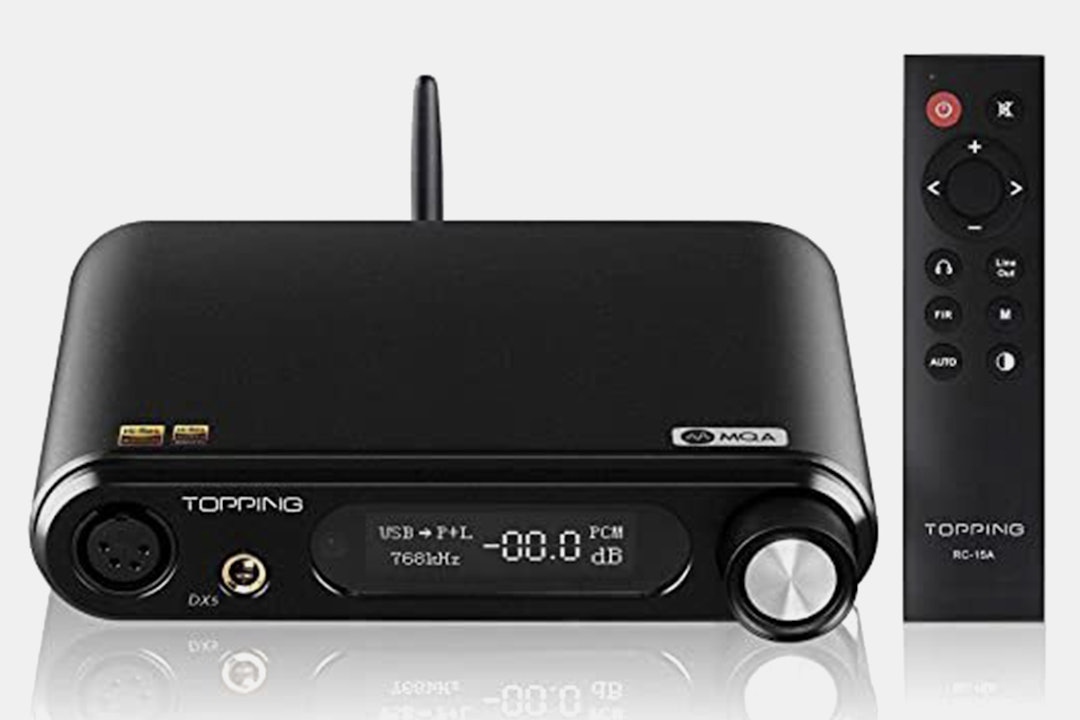 Topping DX5 DAC/Amp - Black | Audiophile | DACs | Amp Combo DACs | Drop