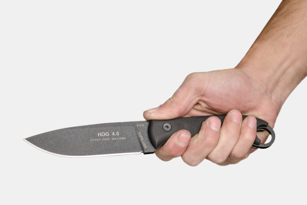 TOPS HOG 4.5 Fixed Blade Knife (Micarta)