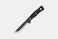 1095 Carbon Steel - Black finish - Black G-10 handle