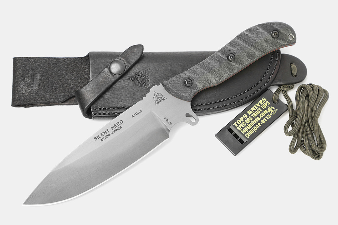 TOPS Knives Silent Hero Fixed Blade