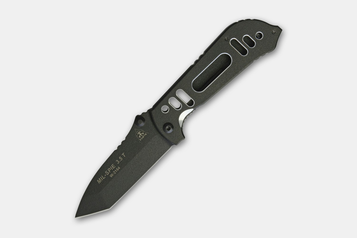 TOPS MilSpie 3.5 Tanto Folding Knife Knives Folding Knives Drop