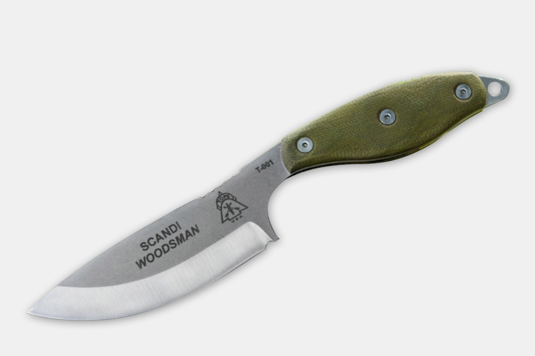 TOPS Scandi Woodsman Fixed Blade Knife