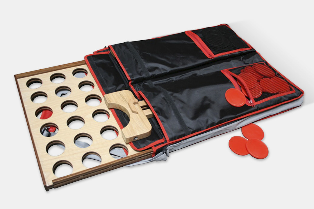 Tosso Giant 4-in-a-Row Game With Carrying Bag