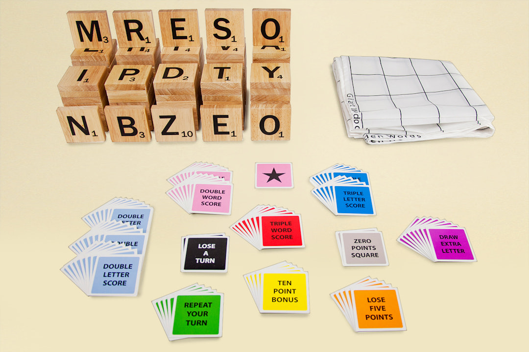 Tosso Outdoor Giant Wooden Words Game