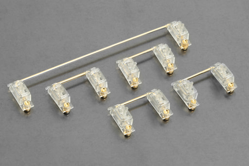 Transparent Gold-Plated PCB Screw-in Stabilizers