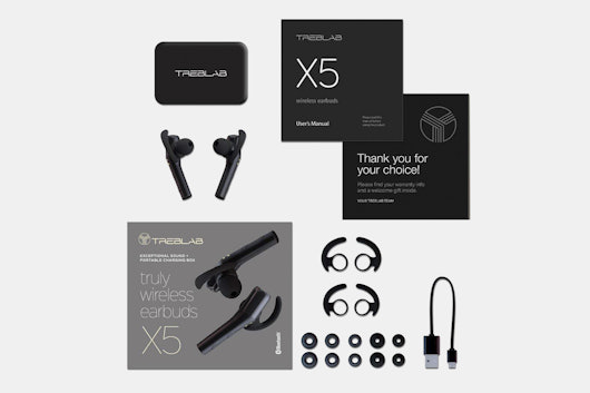 Treblab X5 True Wireless Bluetooth Earphones
