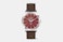 M8-421SSRD-Burgandy Dial, Stainless Steel Case