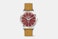 M8-441SSRD-Burgandy Dial, Stainless Steel Case