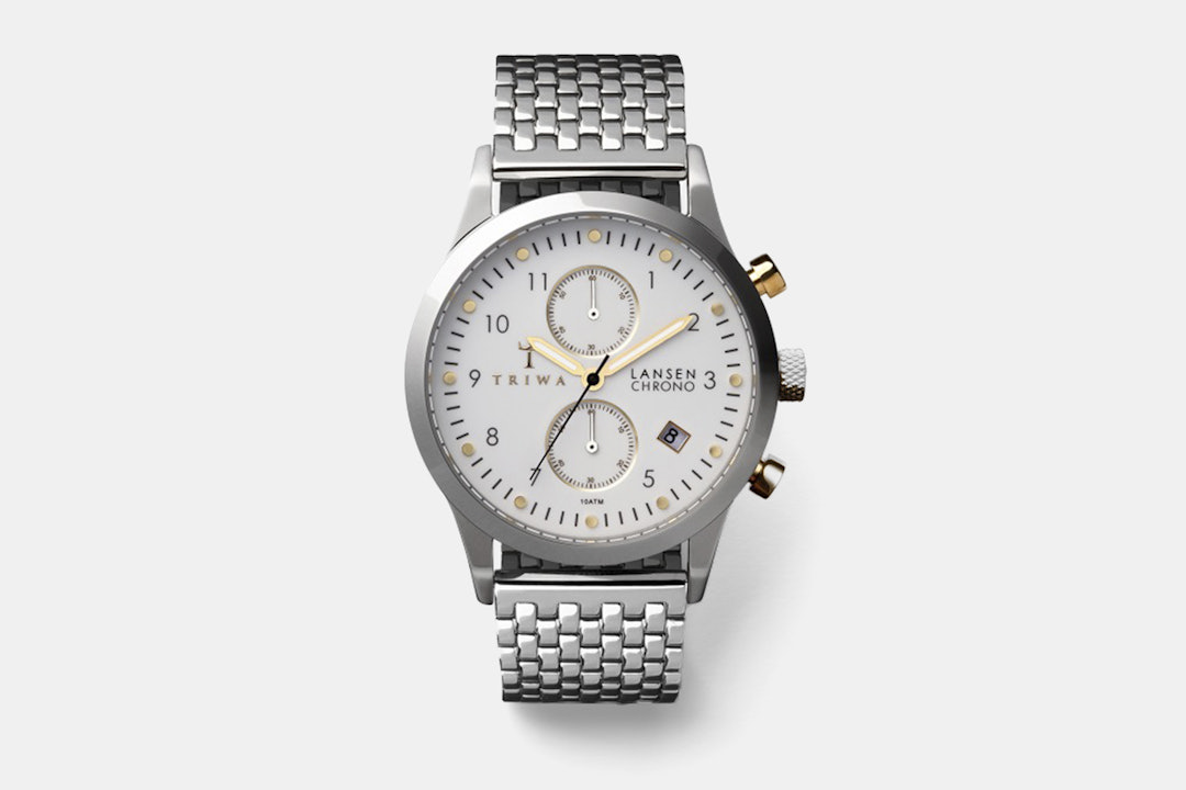 Triwa Ivory Lansen Chronograph Quartz Watch & Strap