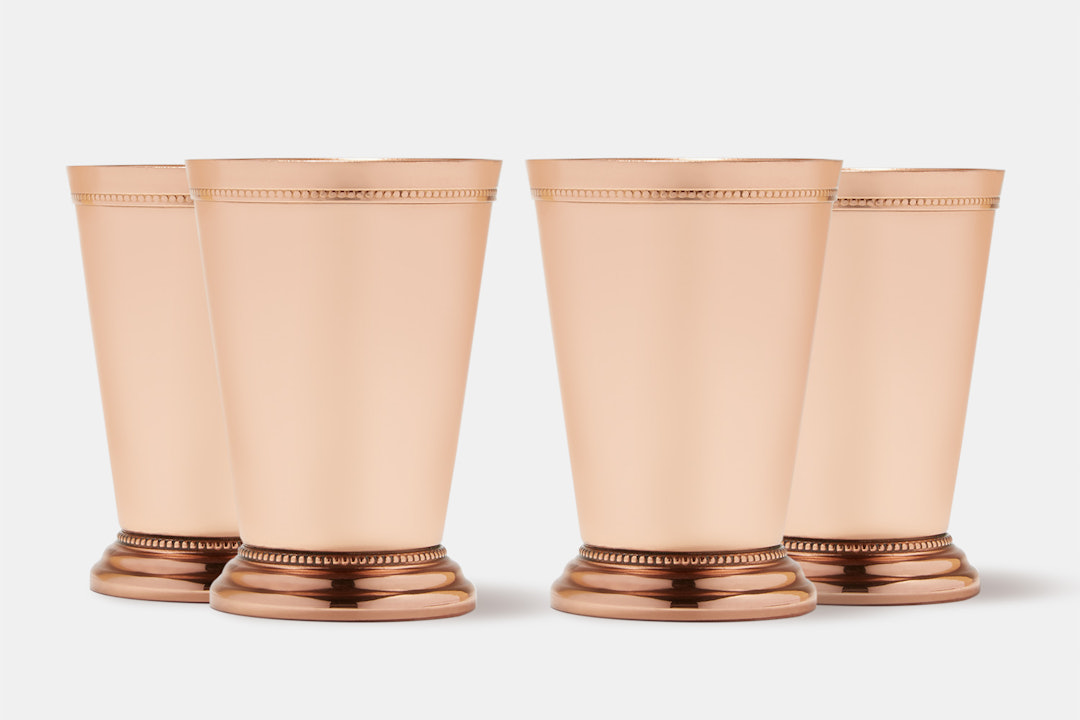 Twine Old Kentucky Copper Julep Cups (Set of 4)