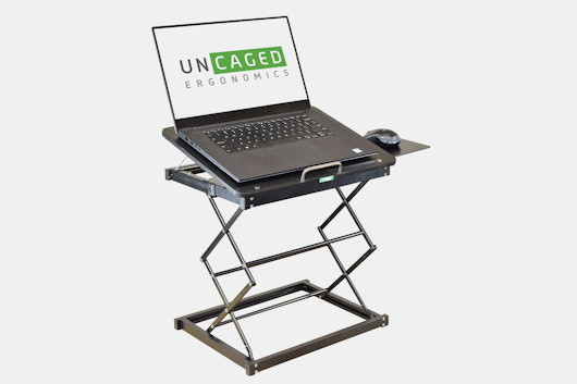 Uncaged Ergonomics CD4 Ergonomic Laptop Stand and Standing Desk