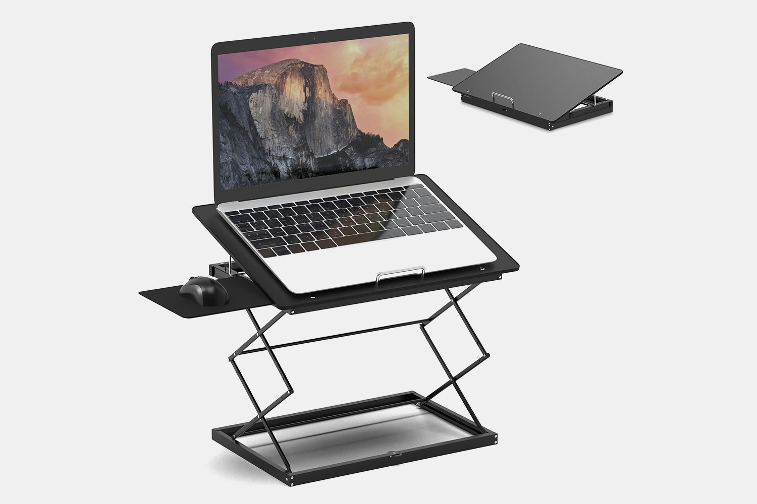 Uncaged Ergonomics CD4 Ergonomic Laptop Stand and Standing Desk Battlestations Desk