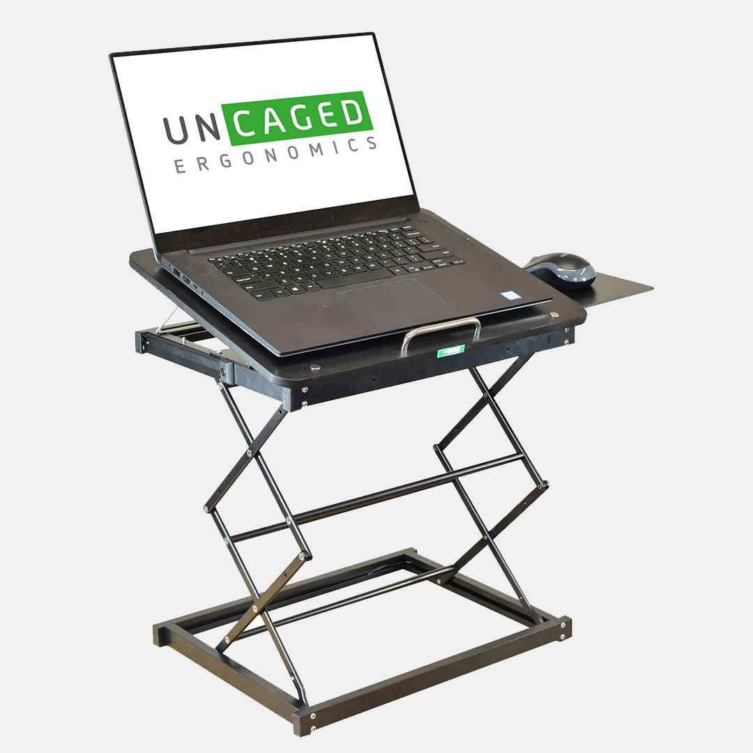 Uncaged Ergonomics CD4 Ergonomic Laptop Stand and Standing Desk ...