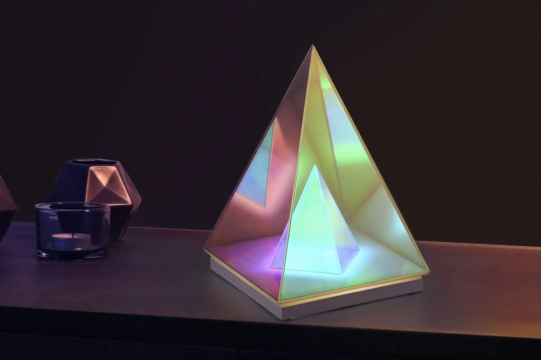 Uncommon Carry Pyramid Lamp | Battlestations | Lighting | Lamps | Drop