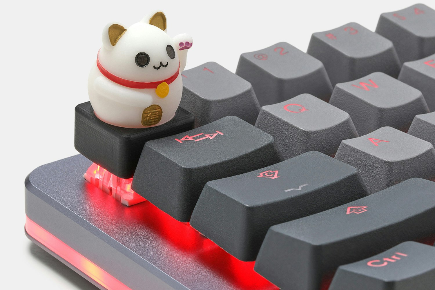 UniqueKeycaps Lucky Cat Artisan Keycap