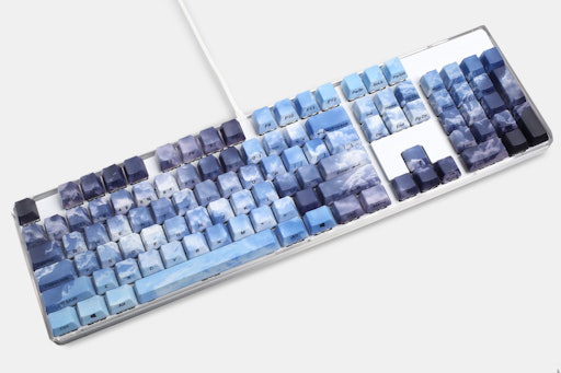 Up in the Clouds PBT All Over Dye-Subbed Keycap Set