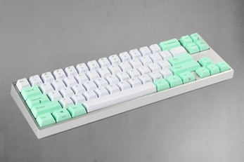 Mint White Chocolate (Silver case, Ice Blue LEDs)