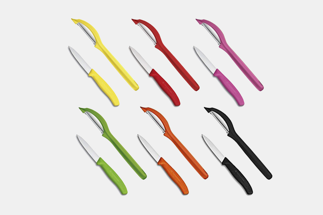 Victorinox 4.5" Paring Knife & Serrated Peeler Set
