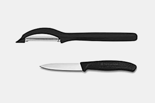 Victorinox 4.5" Paring Knife & Serrated Peeler Set