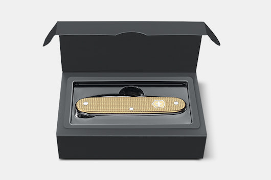 Limited-Edition Victorinox Alox Knives: Champagne