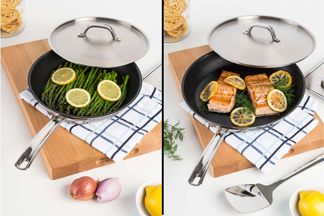 Viking 5-Ply Nonstick Covered Fry Pans